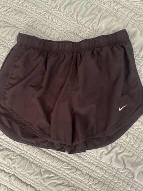 Nike Women’s Black Running Shorts with White Swoosh